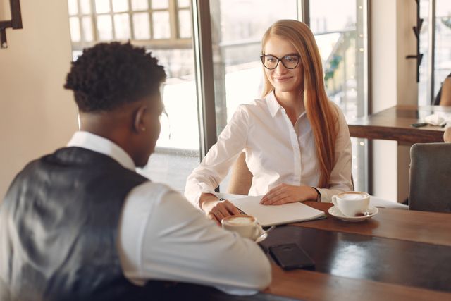 Landlord interviewing a potential tenant (15)